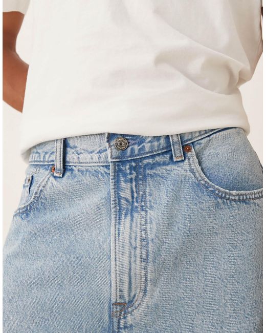 Calvin Klein – jeans-shorts im 90er-stil in Blue für Herren