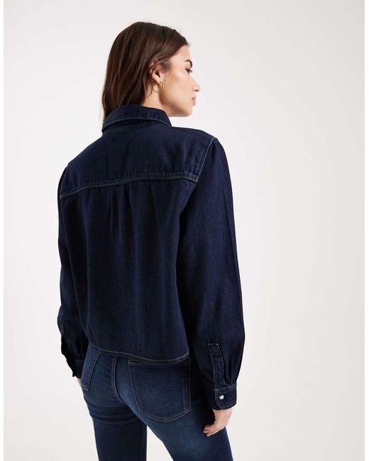 Levi's Blue Logan Boxy Denim Shacket