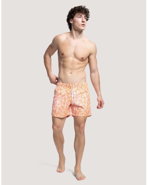 Apreslife Natural Mosaic Swim Shorts for men