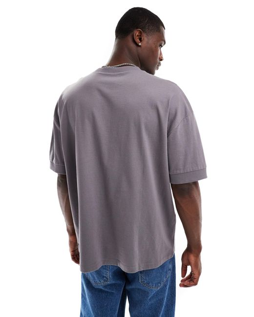 ASOS Purple Heavyweight Oversized Tshirt for men