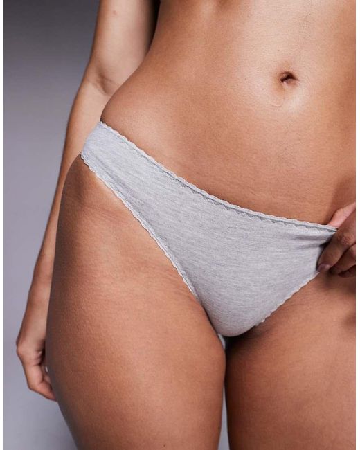 ASOS Blue Mila 2 Pack Brazilian Brief