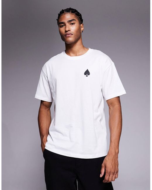 ADPT – oversize-t-shirt in White für Herren