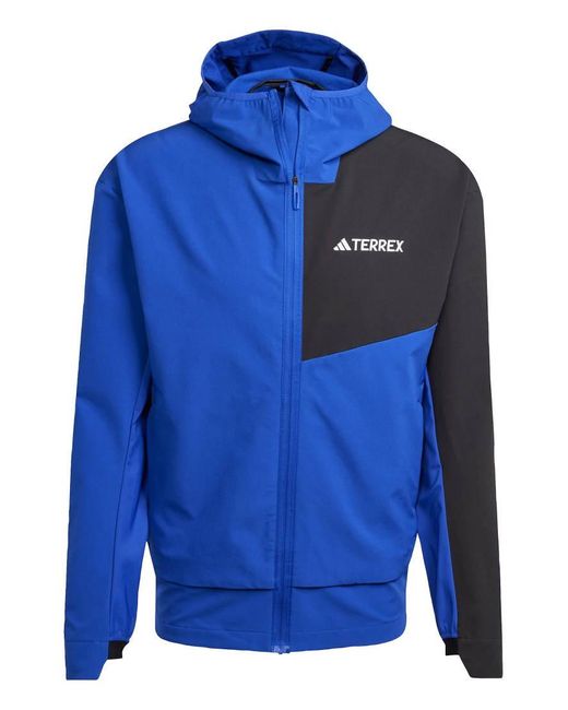 Adidas Blue Terrex Multi Softshell Jacket for men