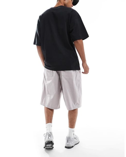 Nike Black Club Woven Oversized Shorts for men