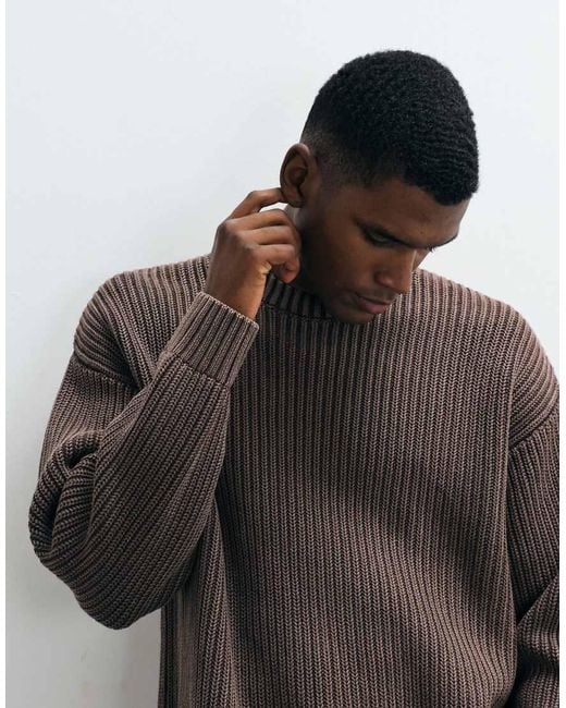 Cotton On Blue Box Fit Crew Knit for men