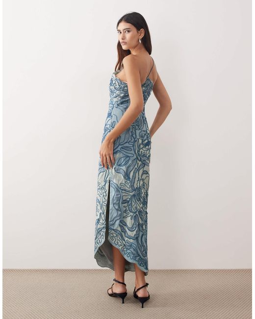 ARRANGE Blue – maxikleid