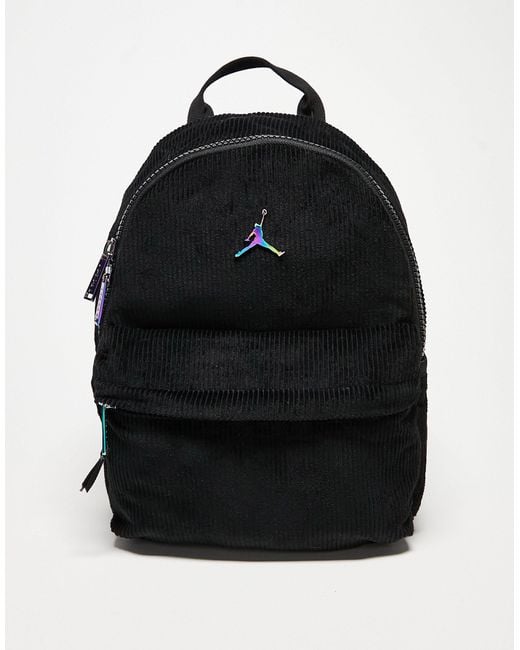 Nike Black Mini Corduroy Backpack