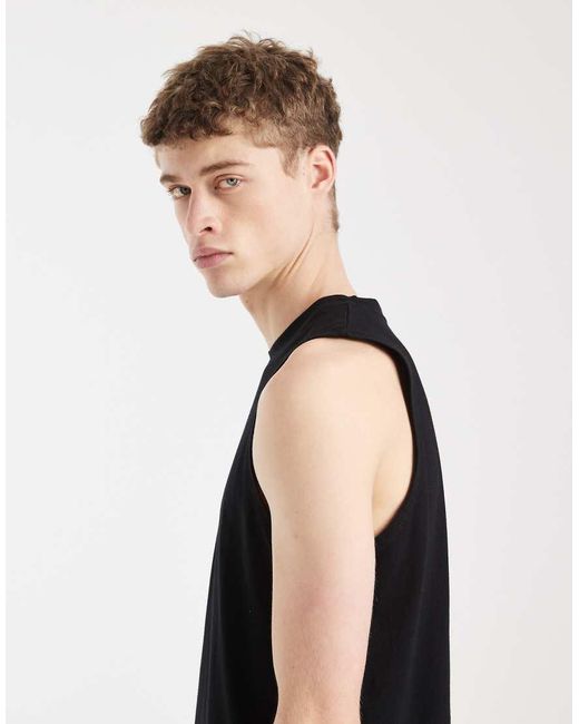 ASOS Black Essentials Tank for men