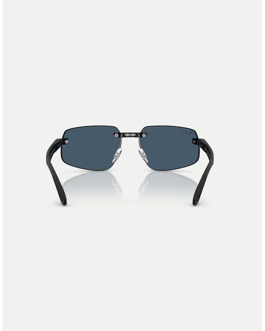 Ray-Ban Blue Rb4475 Polarized Ultra Lenses Irregular Polarised Sunglasses With Lens