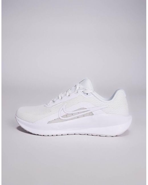 Nike White Downshifter 13 Trainers