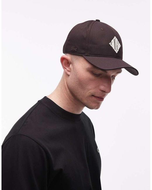 Lacoste Black Logo Cap for men