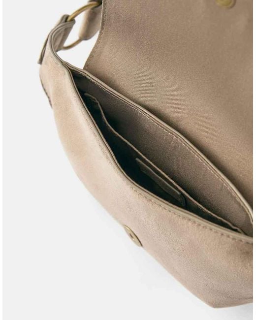 Pull&Bear Natural Studded Belt Bag