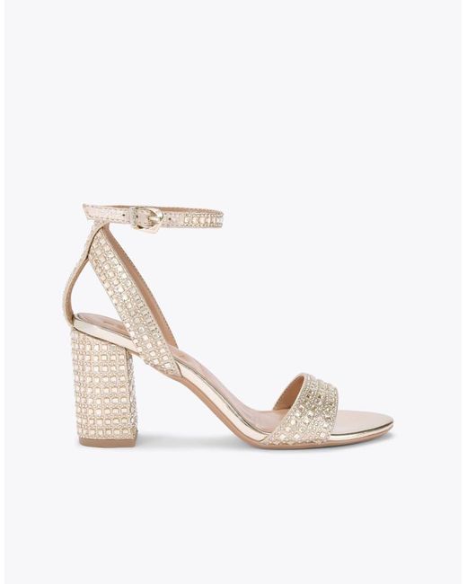 Carvela Kurt Geiger Natural Kianni Heeled Sandals