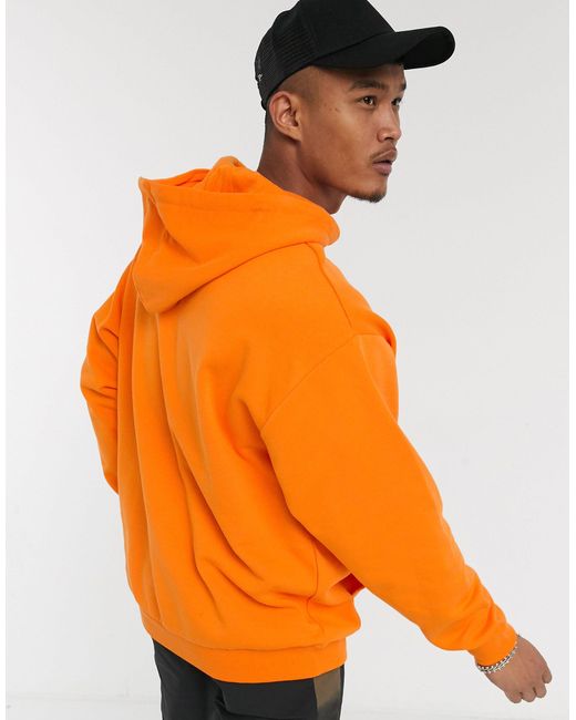 asos orange hoodie