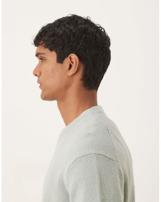 ARKET Gray Supersoft Crew Neck Knitted Jumper for men