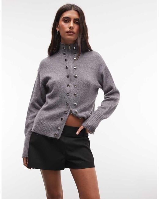 Monki Black High Waist Tailored Hotpant Shorts