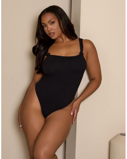 Moda Minx Natural Curve x bernadette afia – gekräuselter badeanzug