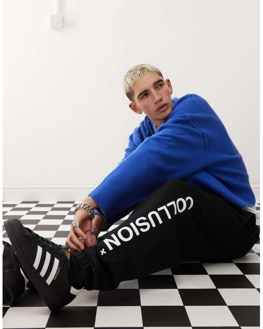 Collusion Blue Logo Jogger