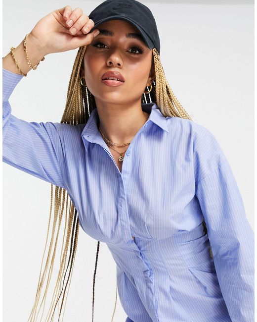 Missguided Cotton Shirt Dress With 
