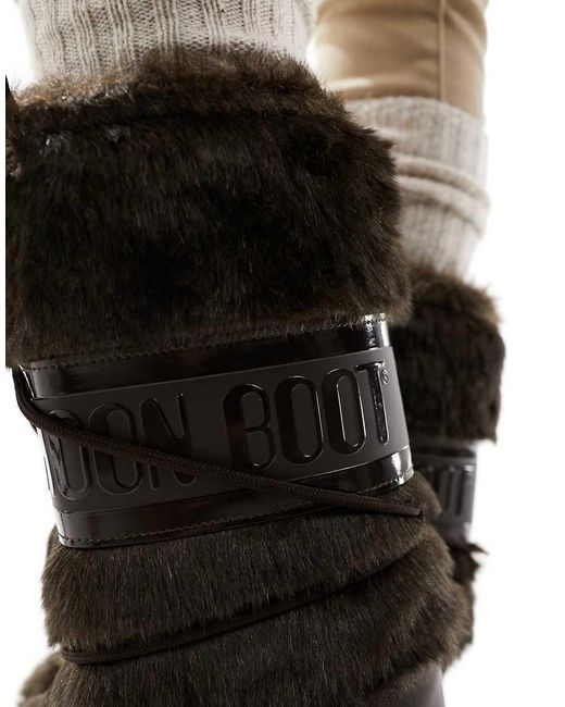 Moon Boot Black High Ankle Snow Boots