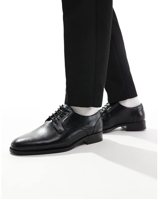 River Island Black Formal Derby Shoes for men