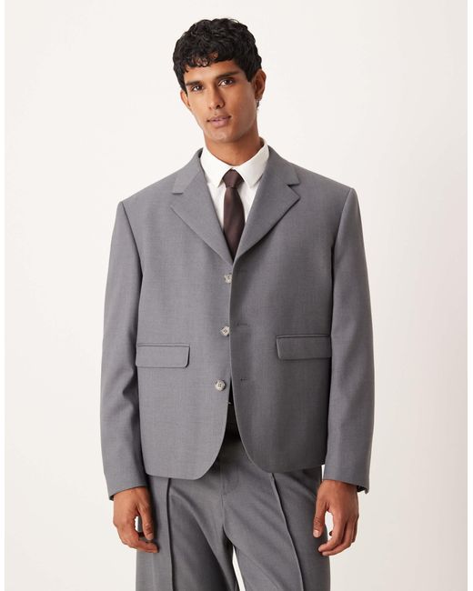 Veste ASOS pour homme en coloris Gray