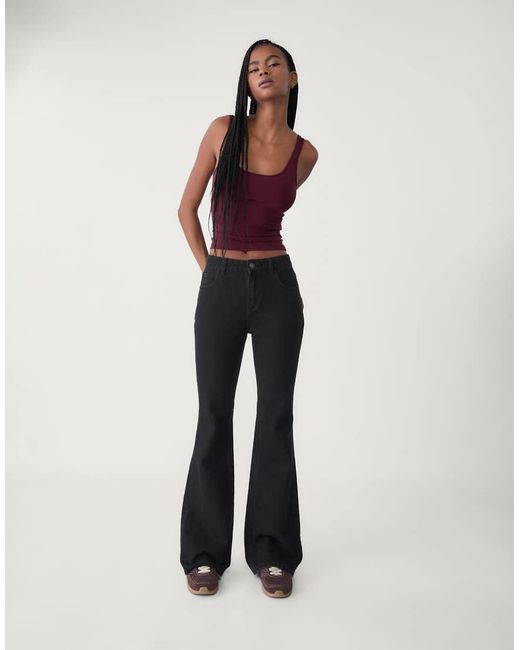 Stradivarius T-Shirt Van Polyamide in het Red