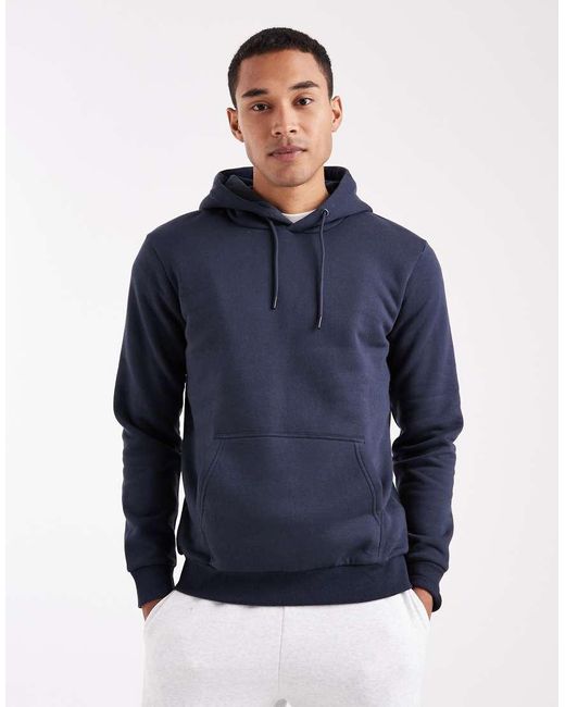 Only & Sons Blue Slim Fit Hoodie for men