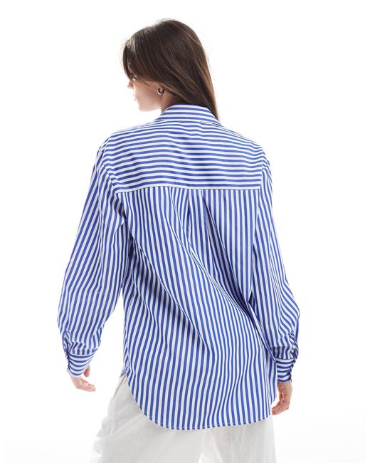 Miss Selfridge Blue – oversize-hemd