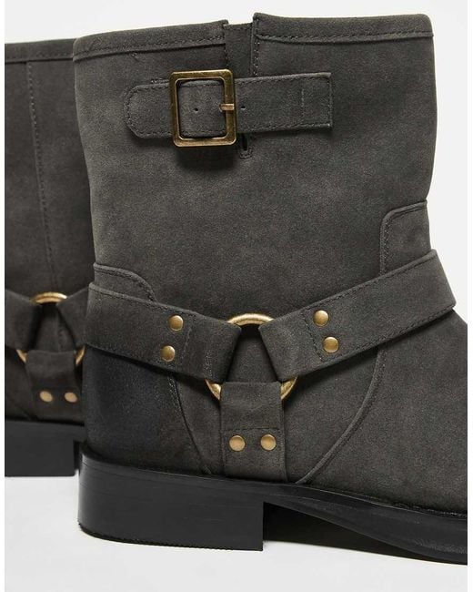 ASOS Black Pull On Chelsea Boots for men