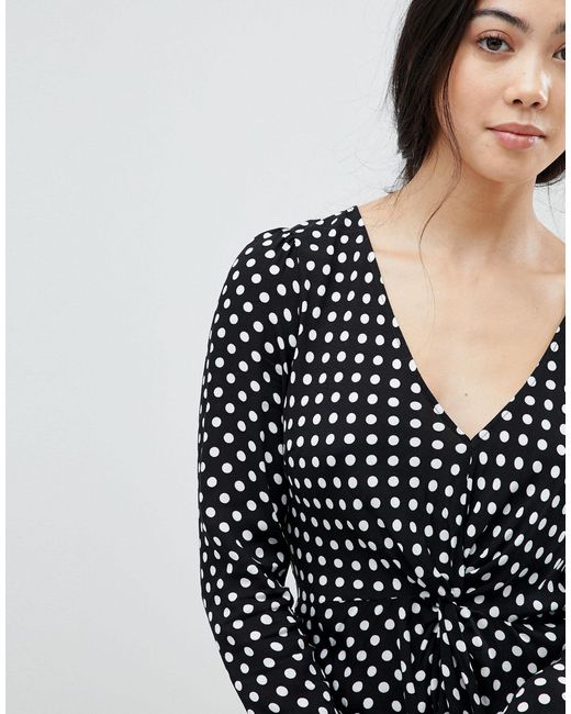 miss selfridge polka dot