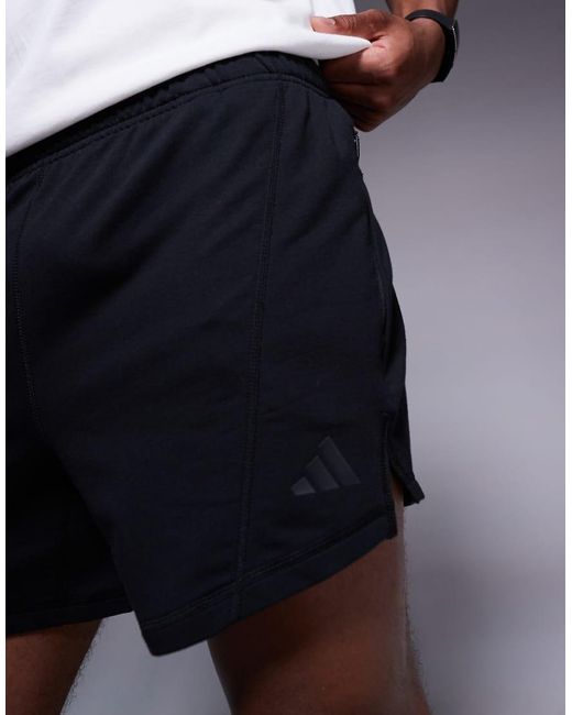 Adidas Originals White Adidas Training D4t 5"" Shorts for men