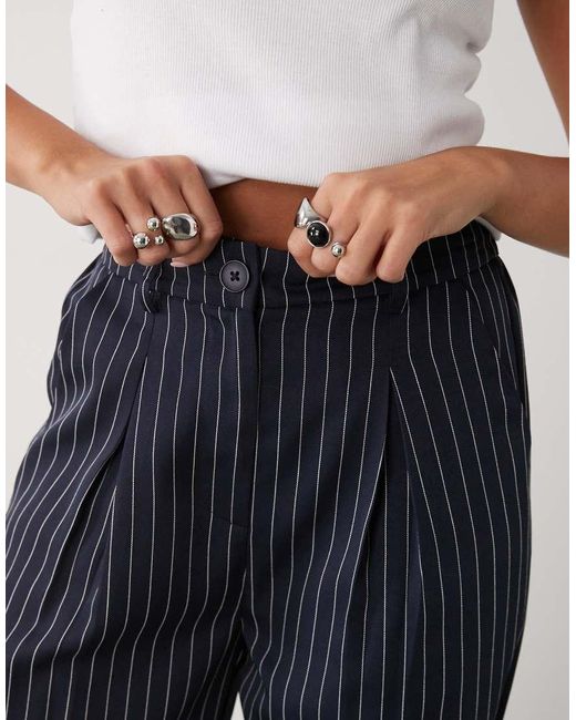Reclaimed Vintage Blue Tailored Baggy Trouser