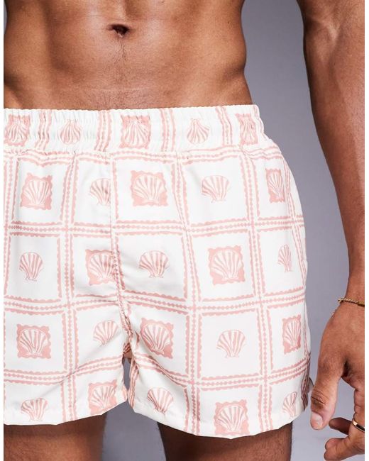 ASOS Gray Swim Shorts for men