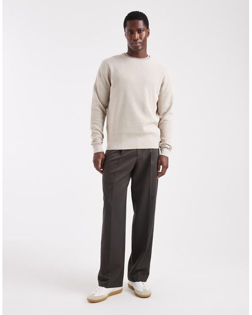 New Look Natural Jumper for men
