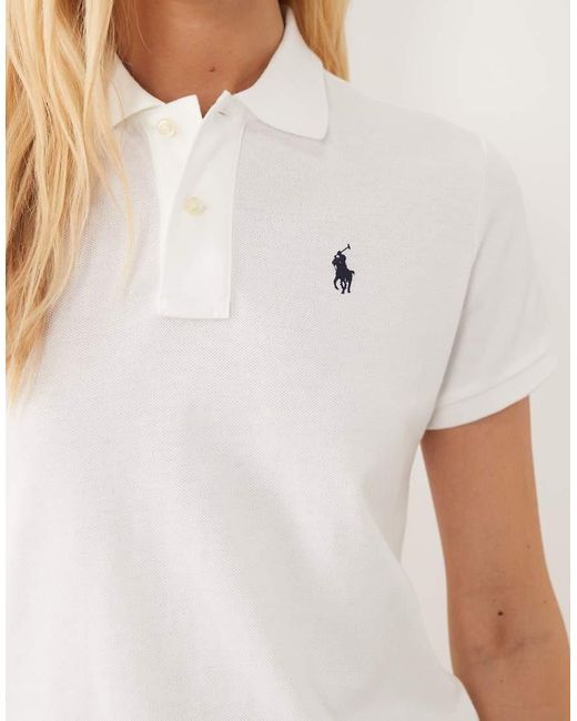 Polo Ralph Lauren White Short Sleeve Casual Polo Day Dress