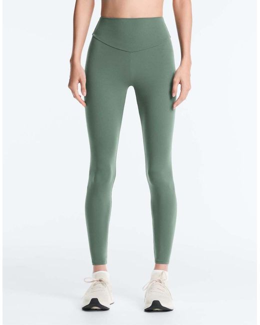 Oysho Green Comfortlux High-Rise Ankle-Length Leggings