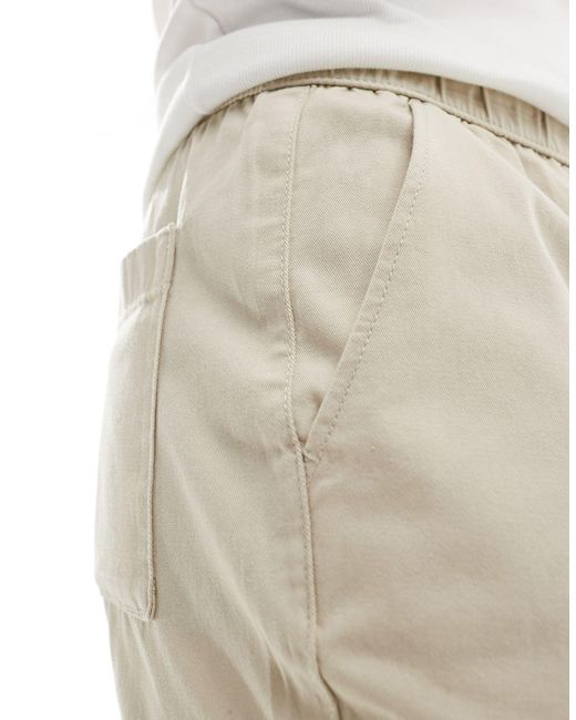 ASOS White Skinny Extreme Shorter Length Chino Shorts for men