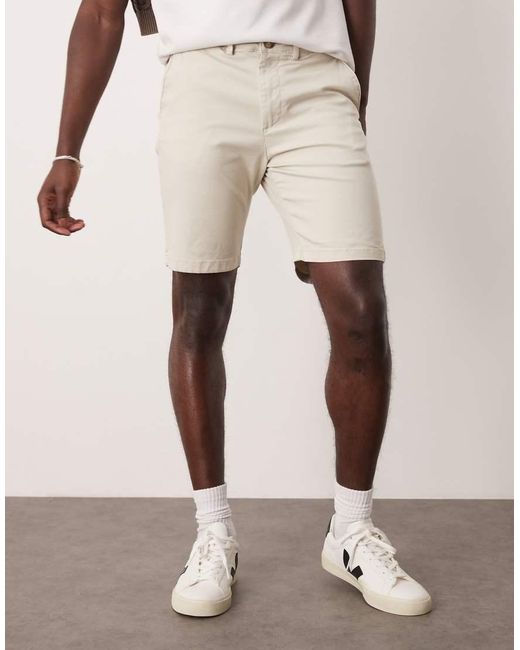 SELECTED Natural Slim Chino Short for men