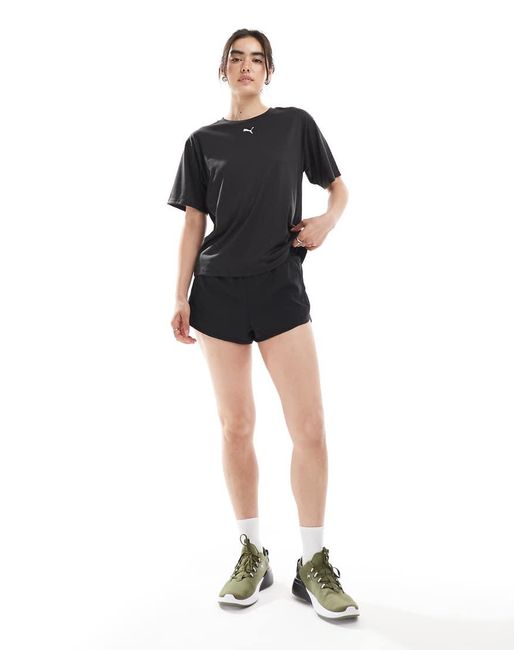 PUMA Black Tad Essential Relaxed Training T-shirt