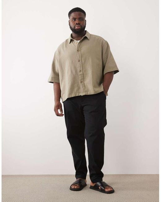 ASOS Black Tapered Chinos for men