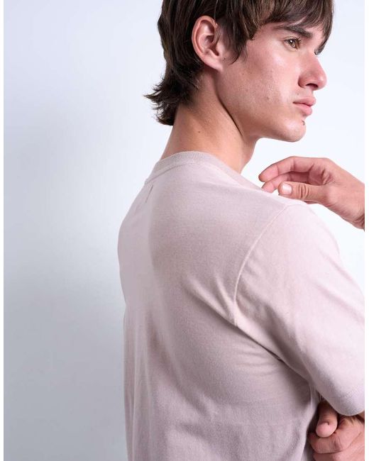 Topman T-Shirt Met Normale Pasvorm in het Purple voor heren