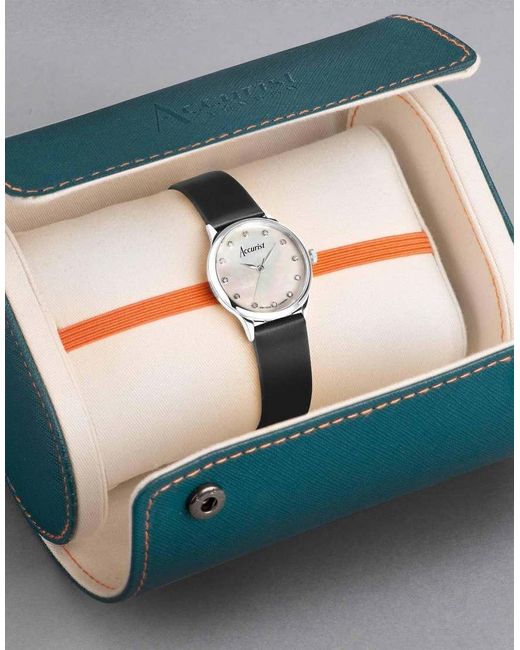 Accurist White Dress Ladies Watch