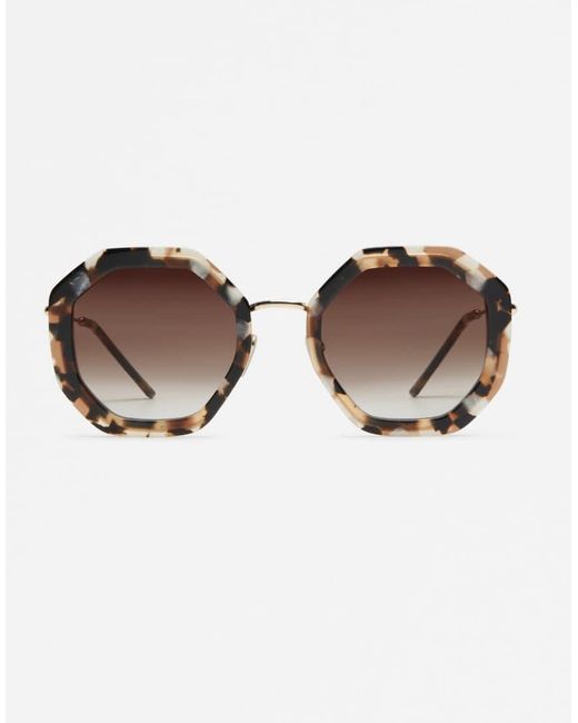 Jimmy Fairly Red The Angie Large Round Sunglasses