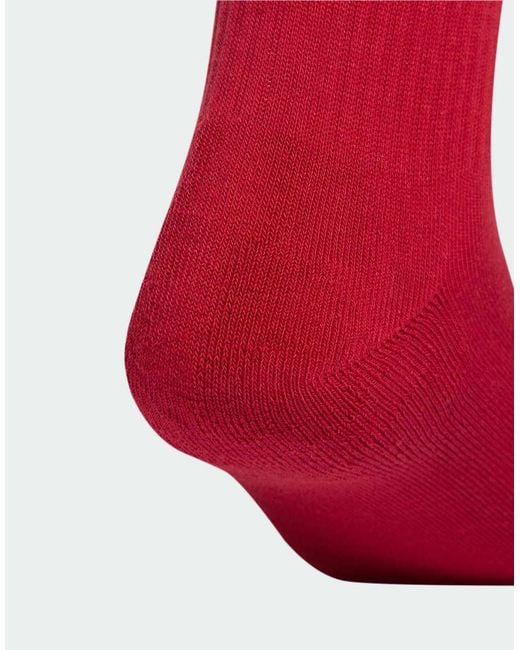 Adidas Originals Blue Trefoil Cushion Crew Socks 6 Pairs