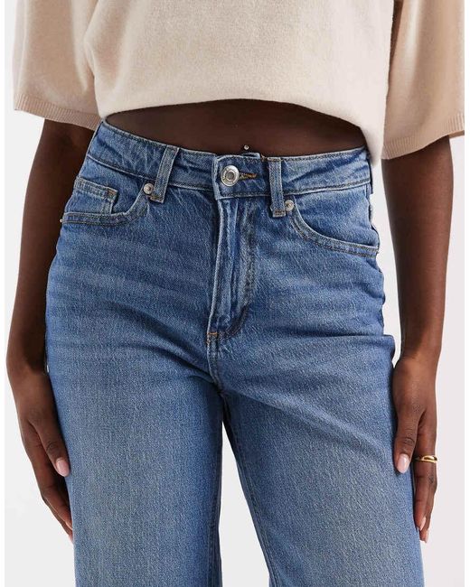 Vero Moda Blue Tessa Wide Leg Jeans