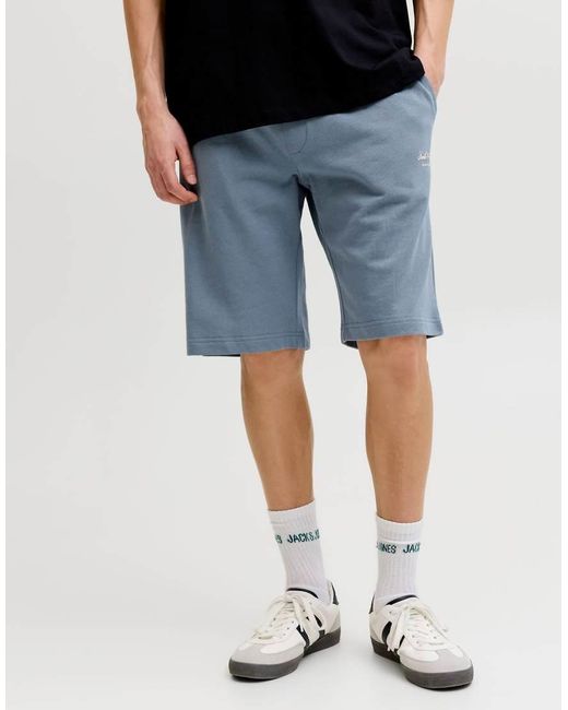 Jack & Jones Blue Sweat Shorts for men
