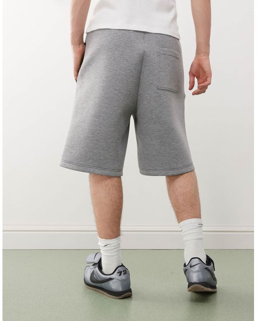 Weekday White Simon Scuba Jersey Shorts for men