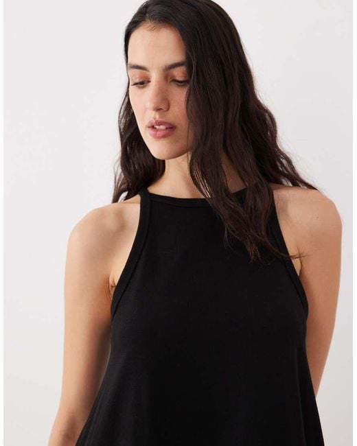 ASOS Black Mini Trapeze Dress