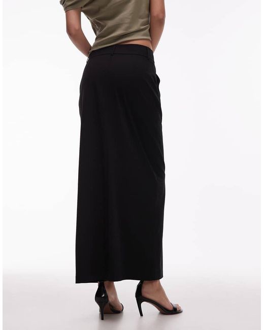 ASOS Elegante Midi-Kokerrok in het Black